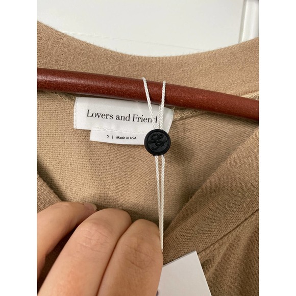 Lovers and Friends Hailey Henley Sweatshirt Brown - Picture 5 of 7